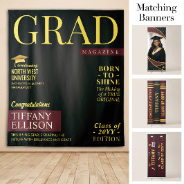 Tapete De Parede Estandarte Personalizado de Formatura, Capa de Rev