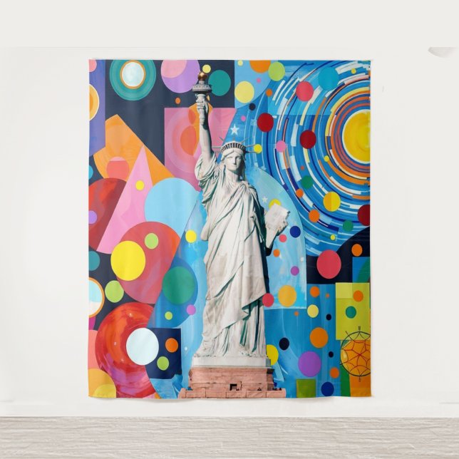 Tapete De Parede Estátua da Liberdade (Frente)