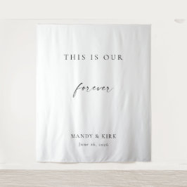 Tapete De Parede Este É o Nosso Fundo de Casamento para Sempre | Mi
