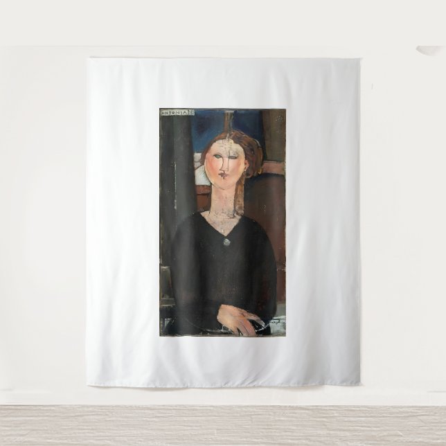 Tapete De Parede estilo artístico de Amedeo Modigliani (Frente)