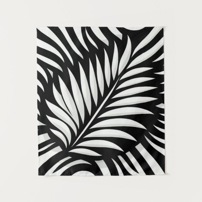 Tapete De Parede Estilo Leaf Zebra Stripes (Frente)