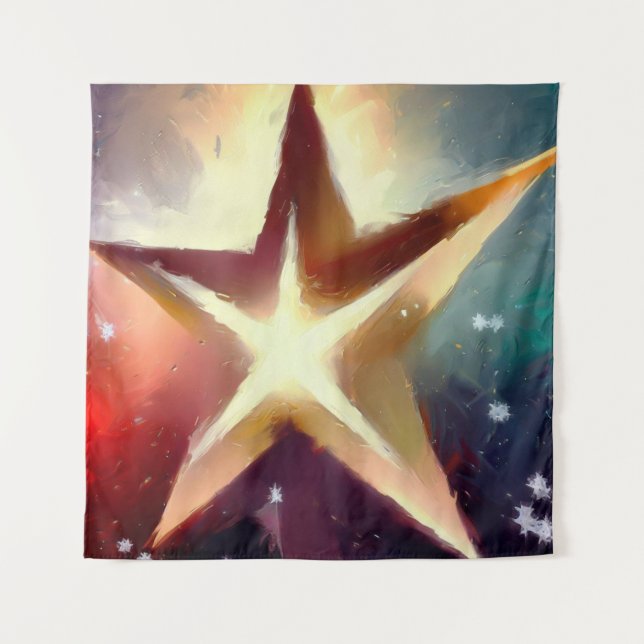 Tapete De Parede Estrela de Natal 4 (Frente)