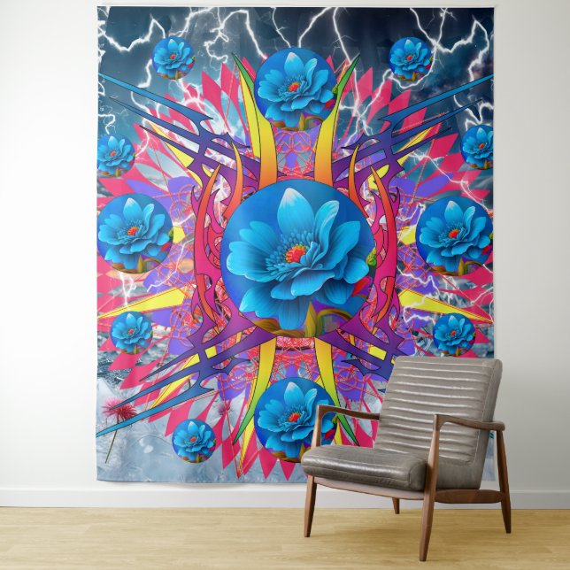 Tapete De Parede Estrela Flor (In Situ)