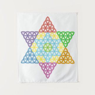 Tapete De Parede Estrela Sagrada - Estrela Da Vida, 04/3D-CF.