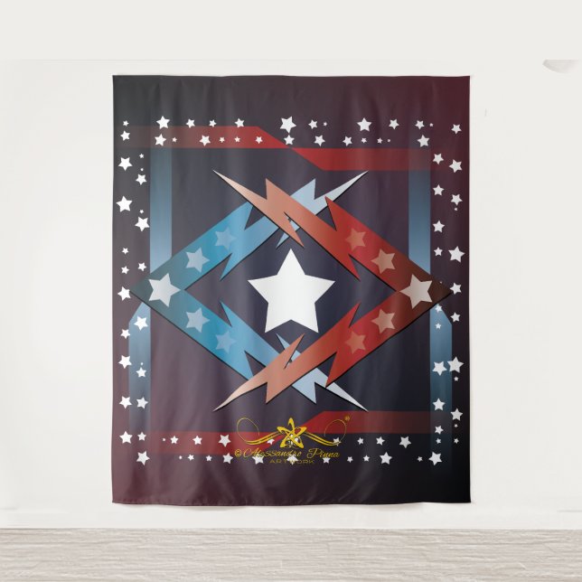 Tapete De Parede Estrelas Branqueadoras (Frente)