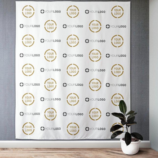 Tapete De Parede Etapa personalizada e repetir dois planos gerais d (Custom Step & Repeat two Logo Event Backdrop)