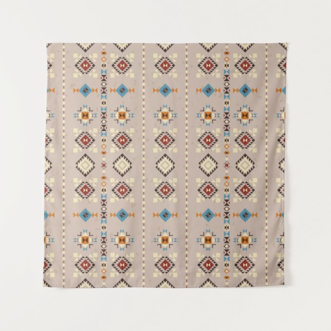 Tapete De Parede Ethnic seamless pattern (Frente)