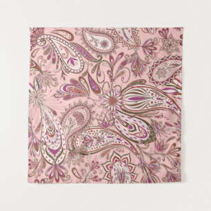 Tapete De Parede Etnia Floral: Oriental Paisley Design.
