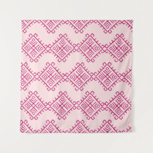 Tapete De Parede Etnia tribal: abstrato de colheita decorativa.