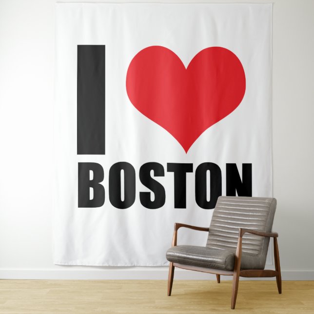 Tapete De Parede Eu amo Boston (In Situ)