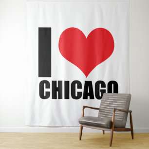 Tapete De Parede Eu amo Chicago