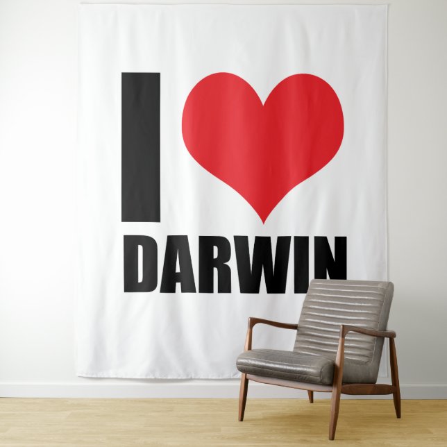 Tapete De Parede Eu amo Darwin (In Situ)