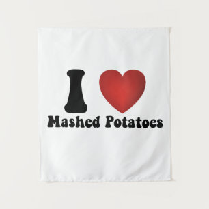 Tapete De Parede Eu Amo Purê de Batata Presente de Jantar de Ação d