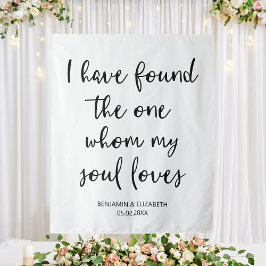 Tapete De Parede Eu Encontrei O Um Fundo de Casamento Personalizado