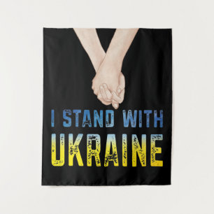 Tapete De Parede Eu Fico Com A Ucrânia Suportando A Bandeira Da Ucr
