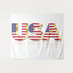 Tapete De Parede EUA - Estados Unidos da América - Bandeira - Patr