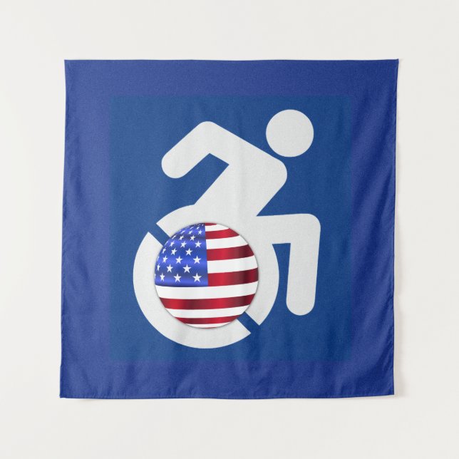 Tapete De Parede EUA Handicapped (Frente)