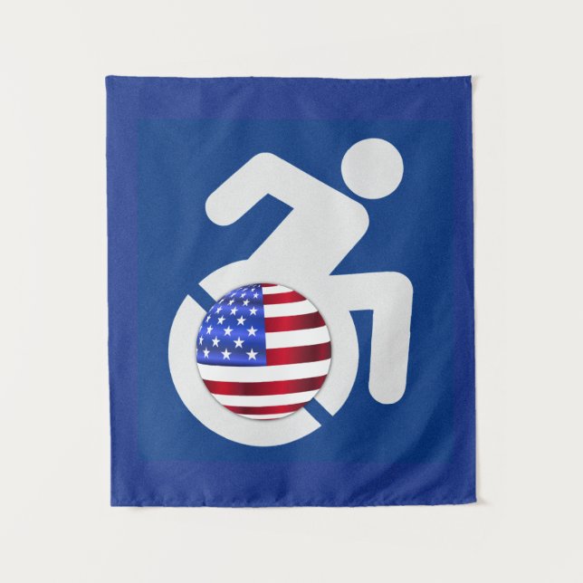 Tapete De Parede EUA Handicapped (Frente)