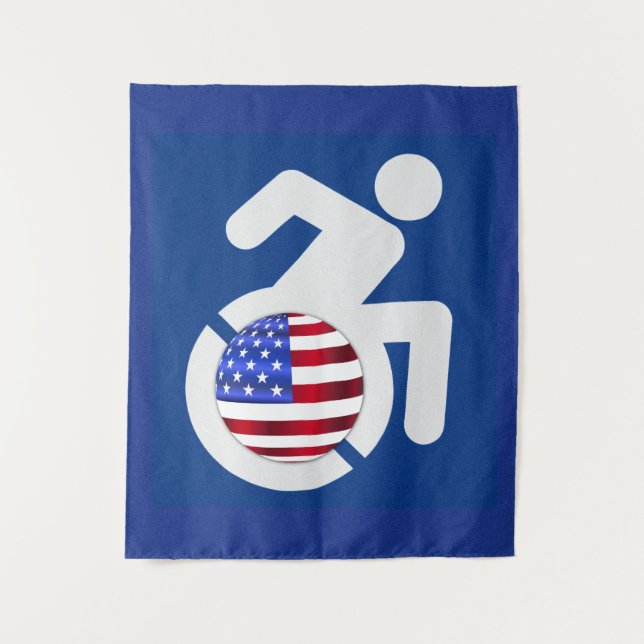 Tapete De Parede EUA Handicapped (Frente)
