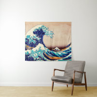 Excelente Wave Off Kanagawa Vintage Arte Japonesa