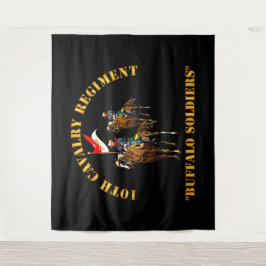 Tapete De Parede Exército - 10º Regimento de Cavalaria com Cavaleir