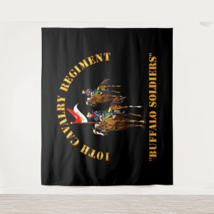Tapete De Parede Exército - 10º Regimento de Cavalaria com Cavaleir