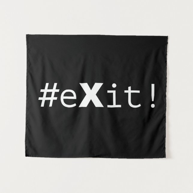 Tapete De Parede #eXit! (Frente (Horizontal))