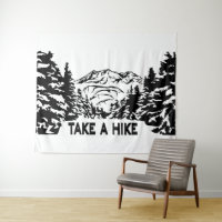 Faça uma citação de Hike, paisagem monocromática d