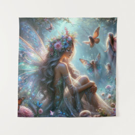 Tapete De Parede Fada-Borboleta