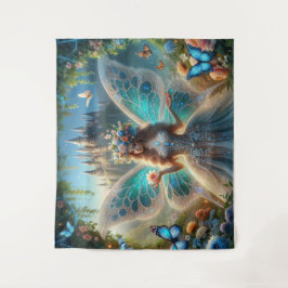 Tapete De Parede Fada com flor