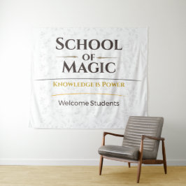 Tapete De Parede Faixa de Volta às Aulas Decoração de Sala de Aula 