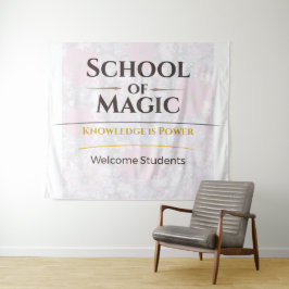 Tapete De Parede Faixa de Volta às Aulas Decoração de Sala de Aula 