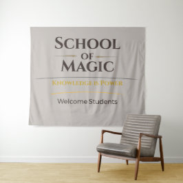 Tapete De Parede Faixa de Volta às Aulas Decoração de Sala de Aula 