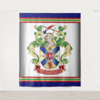 Família Crest Knight Blindagem Dragão Espada Monog