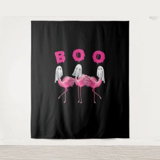 Tapete De Parede Fantasmas Engraçado Flamingo Boo Halloween Present