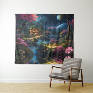 Tapete De Parede Fantasy Home e Jardim
