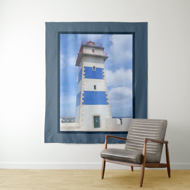 Tapete De Parede Farol de aquarela (In Situ)