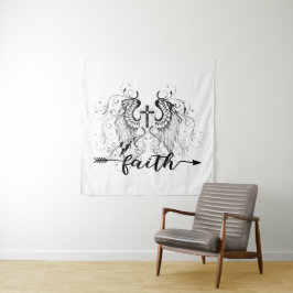 Tapete De Parede Fé  cruz