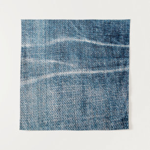 Tapete De Parede Fechamento de Denim Cloth.