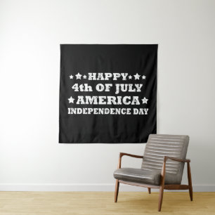Tapete De Parede Feliz 4 de julho América