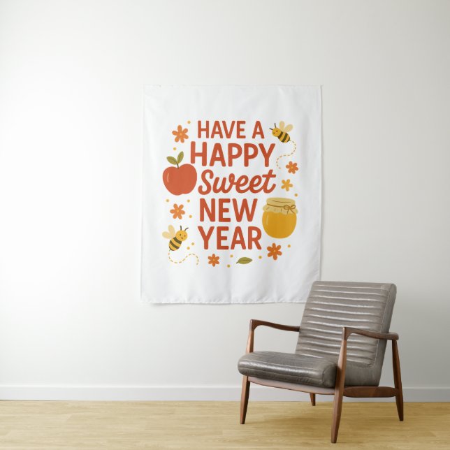 Tapete De Parede Feliz Ano Novo (In Situ)