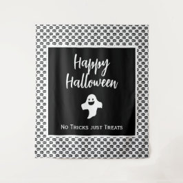 Tapete De Parede Feliz fantasma do Halloween, sem truques, só trata