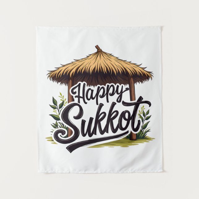 Tapete De Parede Feliz feriado judeu Hanukkah (Frente)