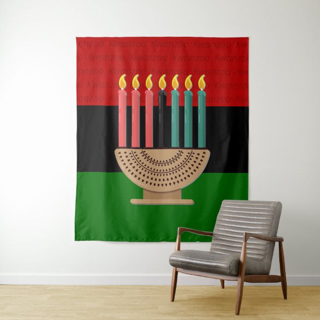 TAPETE DE PAREDE FELIZ KWANZAA (In Situ)