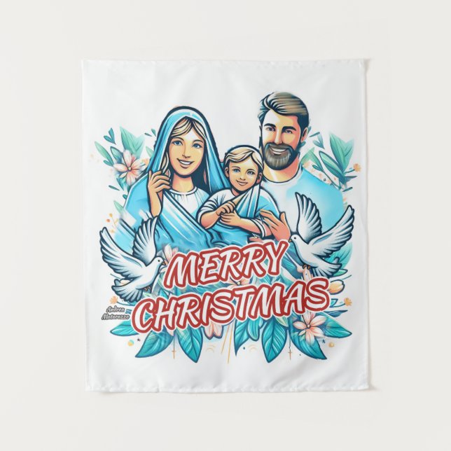 Tapete De Parede Feliz Natal (Frente)