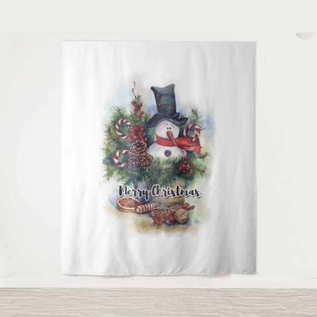 Tapete De Parede Feliz Natal (Frente)