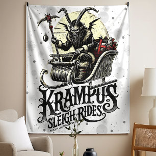 Tapete De Parede Feliz Natal Krampus Passeios de Trenó Krampus