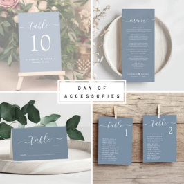 Tapete De Parede Felizmente Depois da Festa, Dusty Blue Foto Backdr