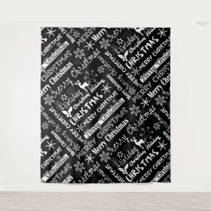 Tapete De Parede Férias de Natal, padrão de Natal