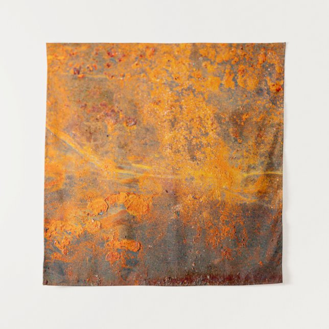 Tapete De Parede ferrugem em ferro como fundo de fundo,abstrato,suj (Frente)